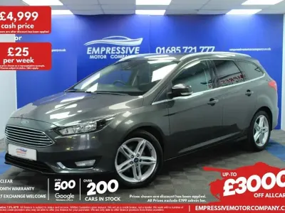 Begagnad Ford Focus Titanium 115 HK (84 kW) 2015 Grå Kombi