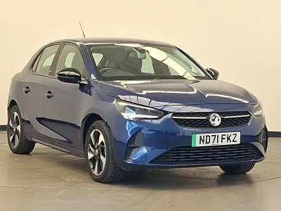 Used Vauxhall Corsa-e 100 kW (136 HP) 2021 Blue Hatchback