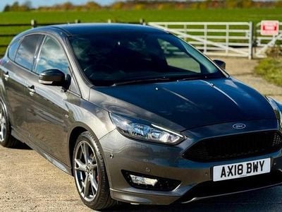 Grey Used 2018 Ford Focus ST-Line X Hatchback | £8,995 (Good price)