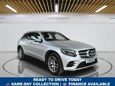 Used Mercedes GLC220 AMG line 170 HP (125 kW) 2018 Silver SUV