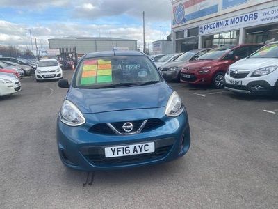 Used Nissan Micra Visia 2016 Blue Hatchback
