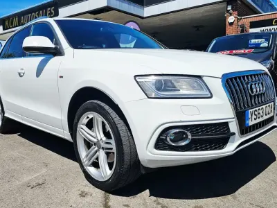 Used Audi Q5 S-line plus 177 HP (130 kW) 2014 White SUV