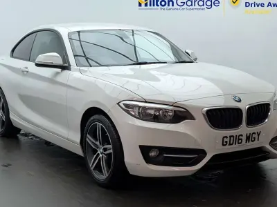 Used BMW 218 Sport Line 150 HP (110 kW) 2016 White Coupe
