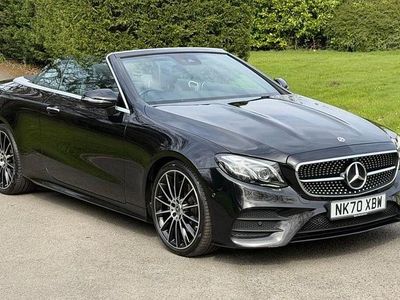 Used Mercedes E220 AMG Line Premium Plus 2020 Black Cabriolet