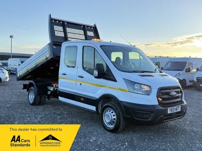Second-hand Ford Transit 130 CP (95 kW) 2021 Alb Cabrio