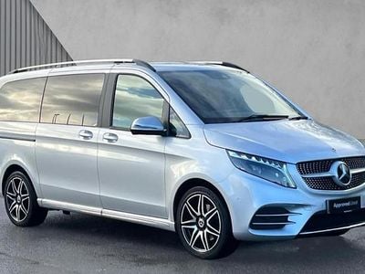 Brilliant silver Used 2023 Mercedes V300 AMG line MPV | £54,980 (Super price)