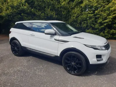 Begagnad Land Rover Range Rover evoque Pure 2011 Vit Sportkupé