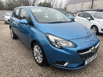 Used Vauxhall Corsa 90 HP (66 kW) 2017 Blue Hatchback
