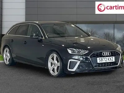 Used Audi A4 S-Line 150 HP (110 kW) 2023 Black Estate