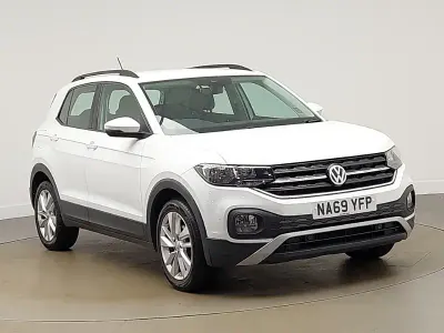 Used VW T-Cross SE 95 HP (69 kW) 2019 White SUV