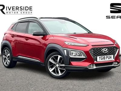 Pulse red Used 2018 Hyundai Kona Premium SUV | £9,290 (Fair price)