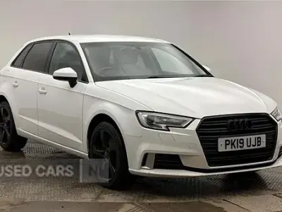 Used Audi A3 Sport 116 HP (85 kW) 2019 White Sedan