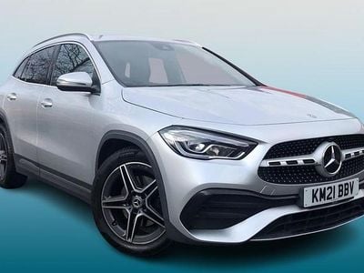 Iridium silver metallic Used 2021 Mercedes 200 AMG line Hatchback | £22,495 (Fair price)