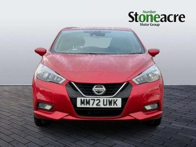 Used Nissan Micra Acenta 92 HP (67 kW) 2022 Red Hatchback