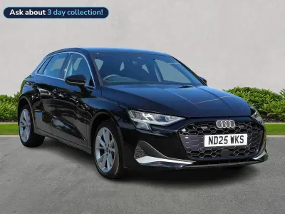 Used Audi A3 Sportback Sport 204 HP (150 kW) 2025 Black Hatchback