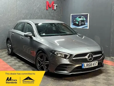 Używany Mercedes A200 AMG line 2018 Szary Hatchback