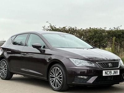 Used Seat Leon XCELLENCE Lux 130 HP (95 kW) 2019 Purple Hatchback