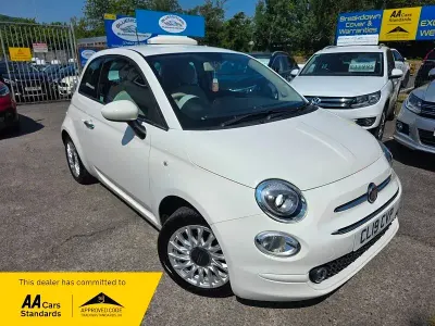 Used Fiat 500 Lounge 2019 White Hatchback
