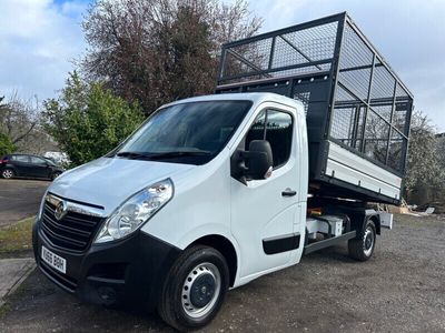 used Vauxhall Movano 2.3CDTI 125BHP CAGED TIPPER