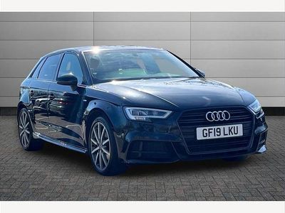 Used Audi A3 Black Edition 150 HP (110 kW) 2019 Black Sedan