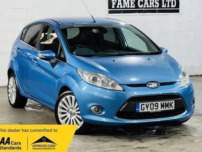 Used Ford Fiesta Titanium 96 HP (70 kW) 2009 Blue Hatchback
