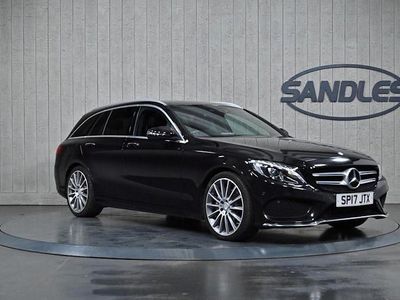 Begagnad Mercedes C220 AMG Line Premium 170 HK (125 kW) 2016 Svart Kombi