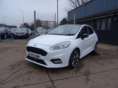 Used Ford Fiesta ST-Line X 125 HP (91 kW) 2019 White Hatchback