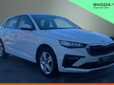 Used Skoda Scala SE 116 HP (85 kW) 2025 White Hatchback