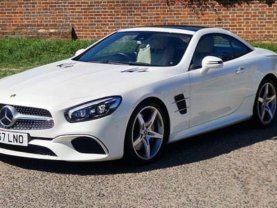 Used Mercedes SL400 AMG line 362 HP (266 kW) 2017 White Cabriolet