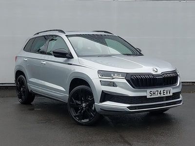 Used Skoda Karoq SportLine 150 HP (110 kW) 2024 Silver SUV