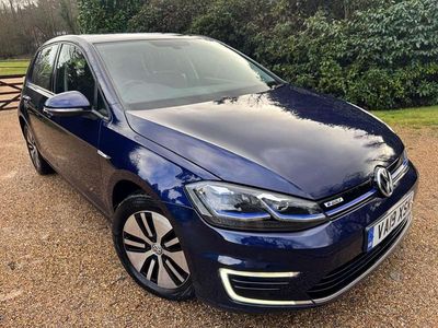 Used VW e-Golf 99 kW (135 HP) 2019 Blue Hatchback
