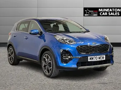 Used Kia Sportage GT-Line 174 HP (127 kW) 2021 Blue SUV