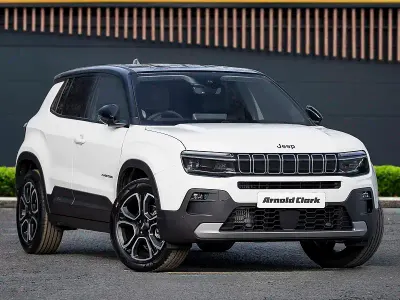 New Jeep Avenger Summit 100 HP (73 kW) 2026 Bicolour solid  snow white with volcano roof SUV