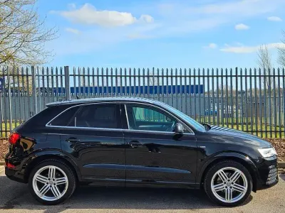 Usado Audi Q3 S-line plus 150 CV (110 kW) 2016 Negro SUV