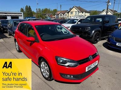 Begagnad VW Polo Match 70 HK (51 kW) 2013 Röd Halvkombi