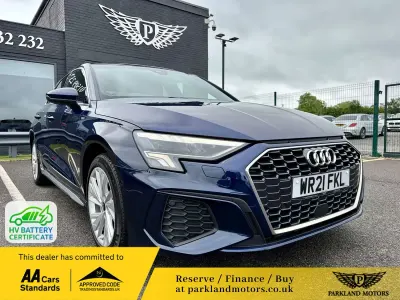 Used Audi A3 Sportback S-Line 2021 Blue Hatchback