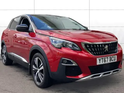 Begagnad Peugeot 3008 Allure 131 HK (96 kW) 2017 Röd SUV