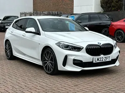 Used BMW 118 M Sport 136 HP (100 kW) 2022 White Hatchback