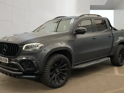 Used Mercedes X350 2019 Blue Pickup