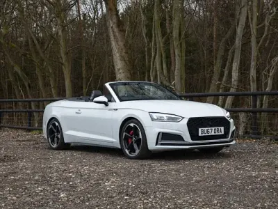Used Audi S5 Cabriolet Advanced 354 HP (260 kW) 2017 White Cabriolet