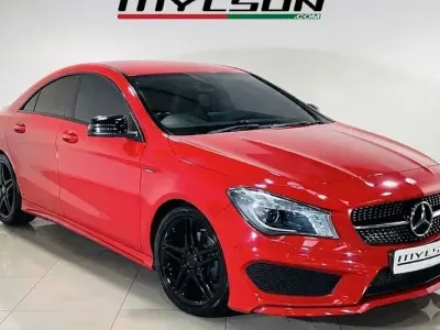 Used Mercedes CLA220 AMG 177 HP (130 kW) 2014 Red Sedan