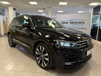 Used VW Tiguan R-line 150 HP (110 kW) 2018 Black SUV