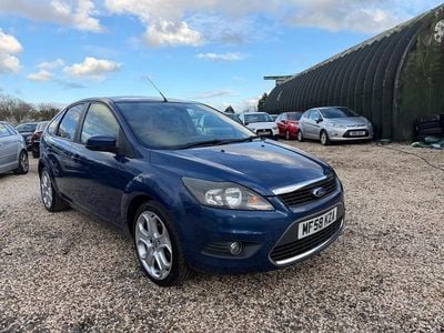 Used Ford Focus Titanium 123 HP (90 kW) 2008 Blue Hatchback