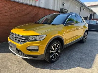 Used VW T-Roc Design 150 HP (110 kW) 2019 Yellow SUV