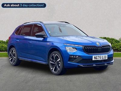 Used Skoda Kamiq Monte Carlo 85 HP (62 kW) 2025 Race blue metallic SUV