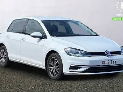 Used VW Golf VII SE 125 HP (91 kW) 2018 Silver Hatchback