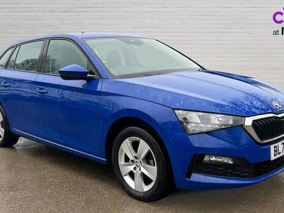 Used Skoda Scala SE 95 HP (69 kW) 2023 Blue Hatchback