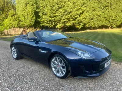 Used Jaguar F-Type Supercharged 380 HP (279 kW) 2016 Blue Cabriolet