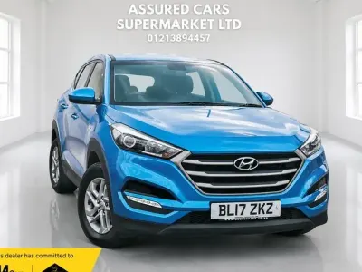 Used Hyundai Tucson 116 HP (85 kW) 2017 Blue SUV