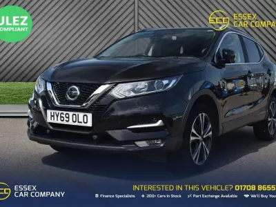 Used Nissan Qashqai N-Connecta 140 HP (102 kW) 2020 Black SUV